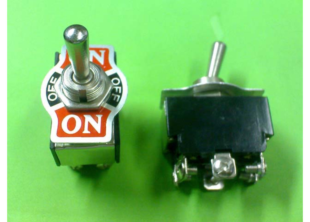 Toggle Switch DPDT ON OFF ON 6A  250V 6P 