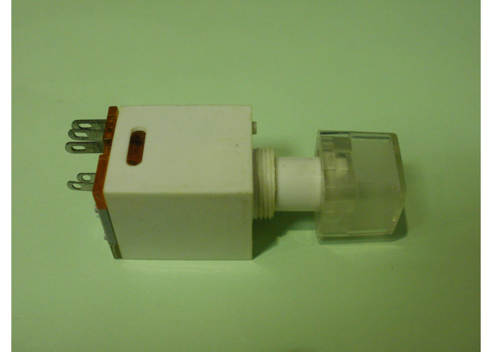 White  Momentary Push Button Switch Panel  11mm 5P 