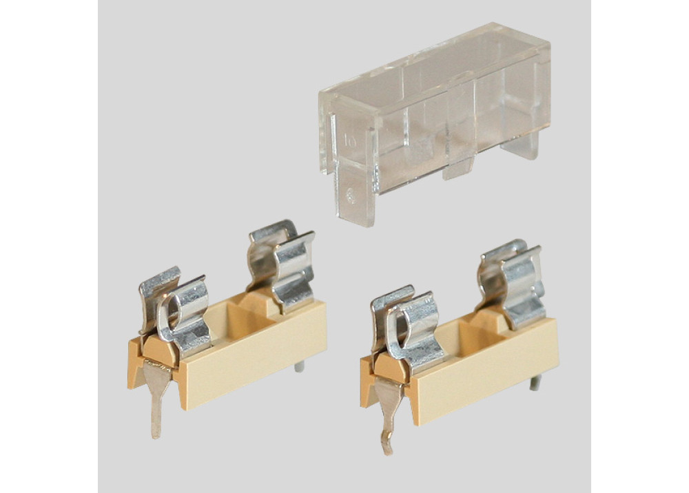 Fuse Holder Transparent PCB 5x20mm 
