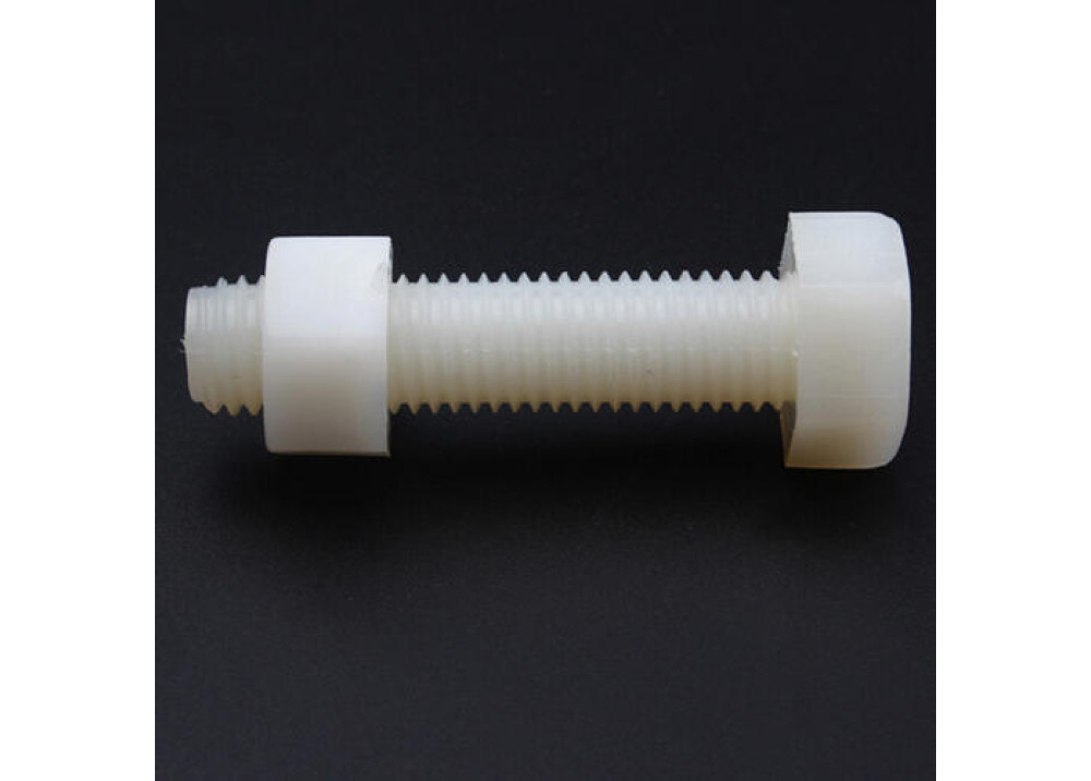 Nylon bolt and nut size M2.5 x20mm 