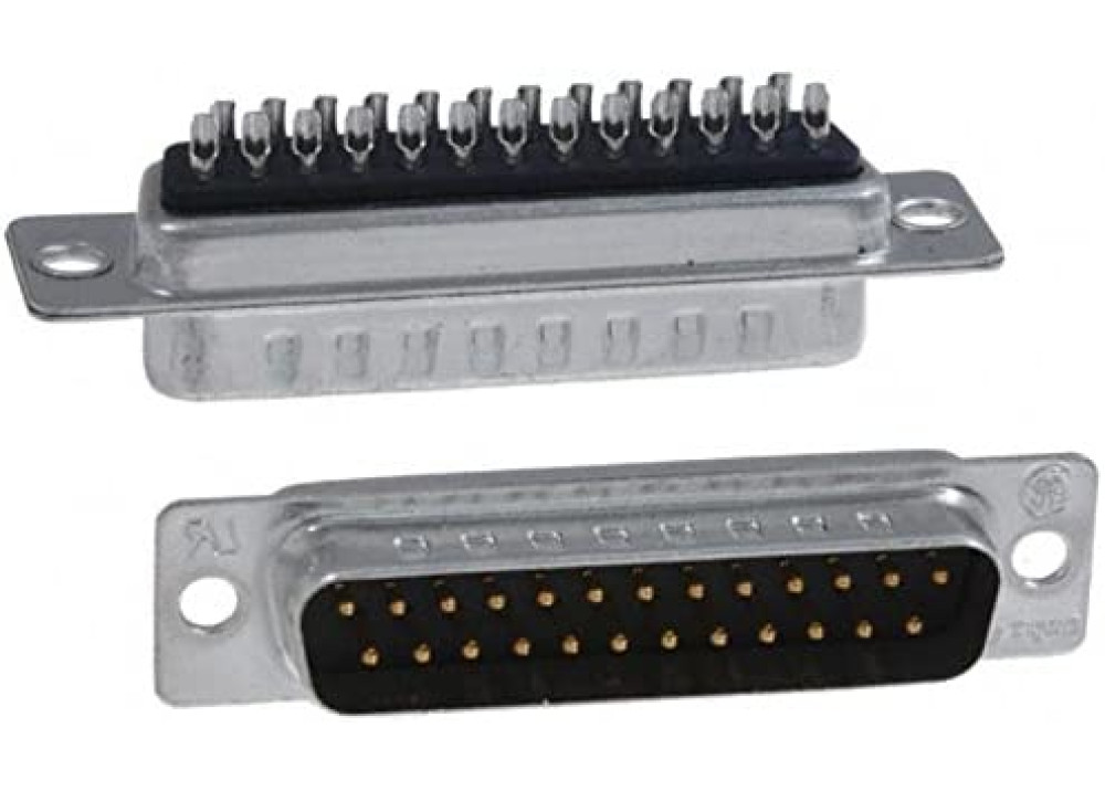 D Sub Connector, 7-1393740-2 DB25, Standard, Socket Female, Original D Series, 25 Contacts, DB, Solder ITT Canon 