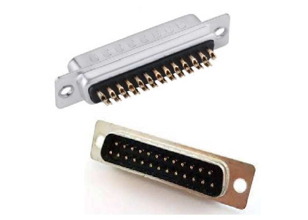 D Sub Connector, DB25, Standard, Male Plug, Original D Series, 25 Contacts, DB, Solder CD5125PA100 