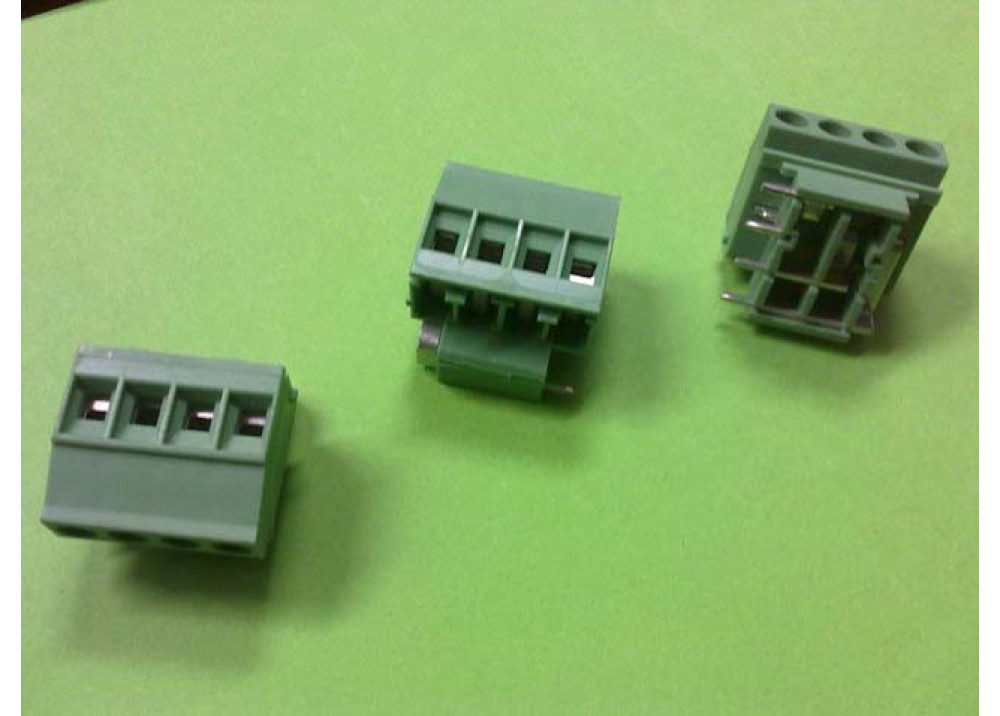PCB Screw Terminal Blocks 5mm 4P Rising Clamp type 20Height green
PHOENIX Part number: MKDSO2.5 