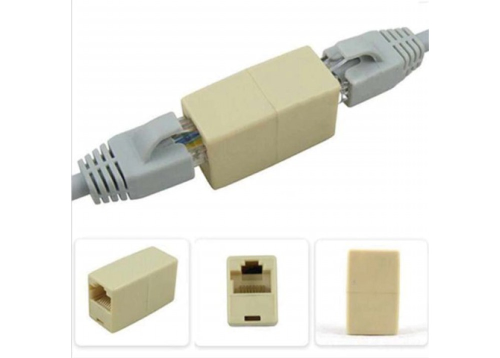 Adapter for Ethernet Cable RJ45 8P Female to Female 