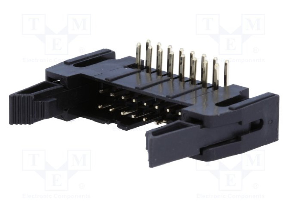 Ejector Header IDE Connector  angled 90° 2.54mm FLAT 16P 