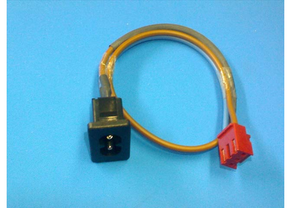 AC Power Male for panel mount withe wire
 