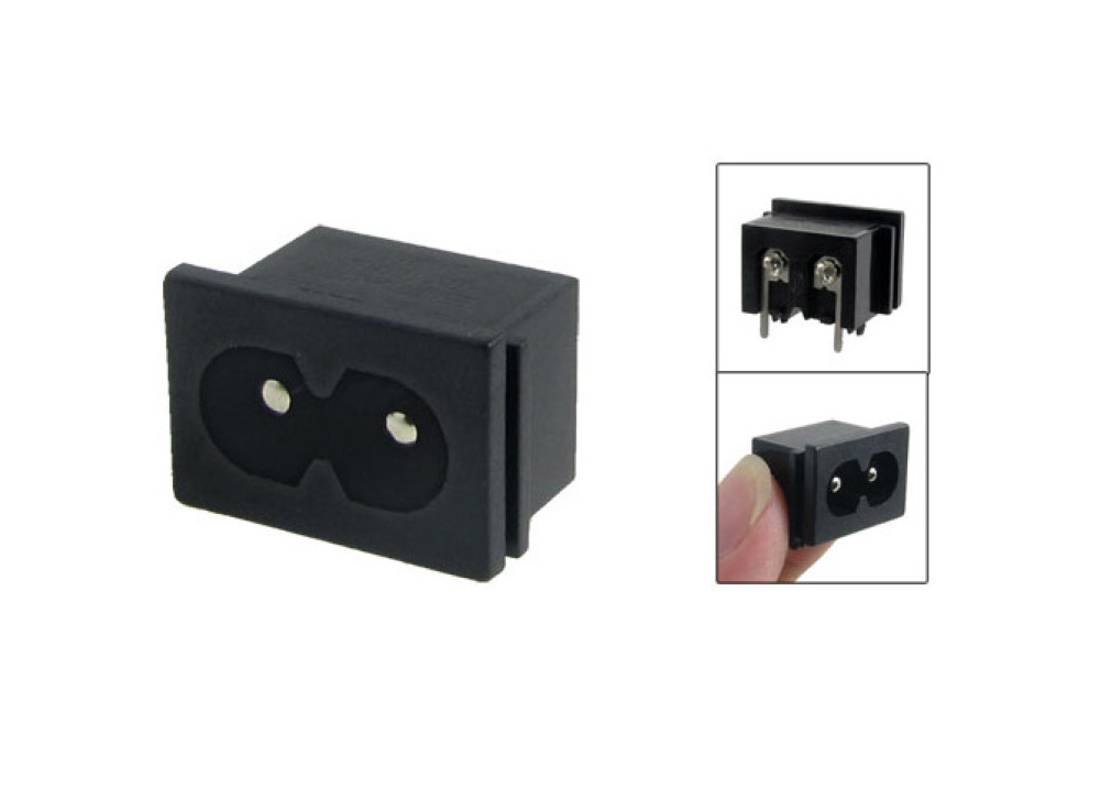 AC Power BCP Male for panel mount 
