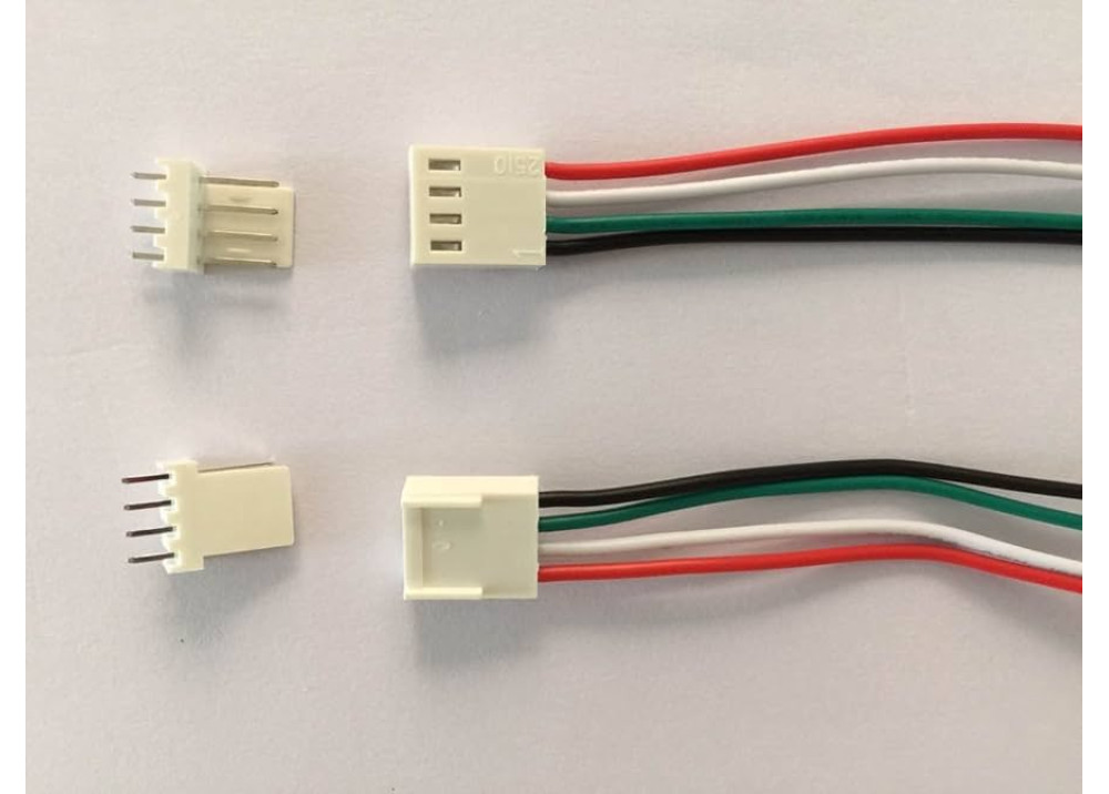 Molex 2510 Connector 2.54mm 4P Straight PCB  Plug with Wires Cables 150Mm Wire to Board Connector 