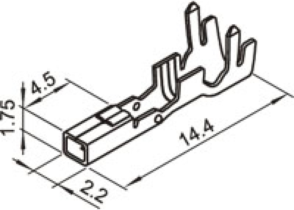 Headers & Wire Housings AMP POWER DBL LOCK 177915-1 