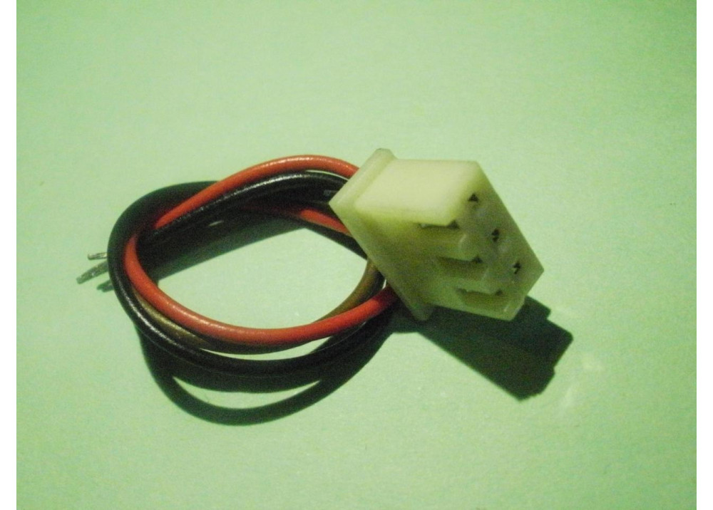 JST XH 2.54mm 3P Female Connector Plug with 7.5cm Wire 