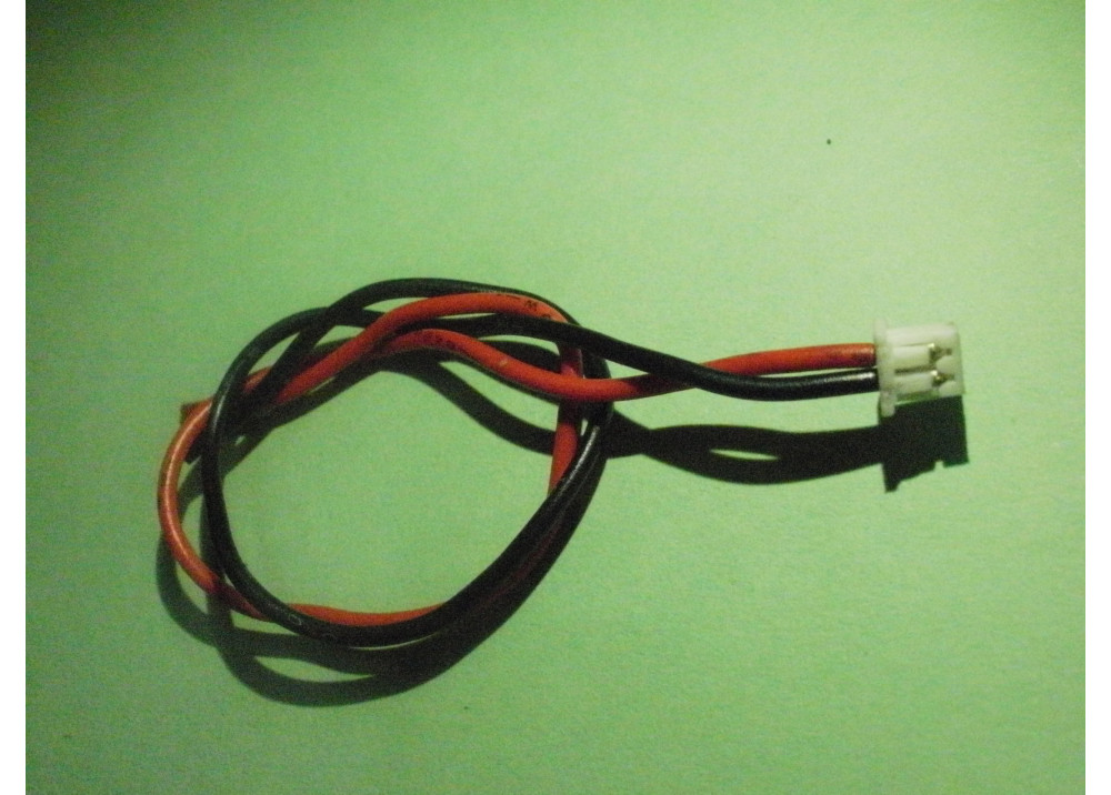 JST XH 1.25mm 2P Female Connector Plug with 10cm Wire. 