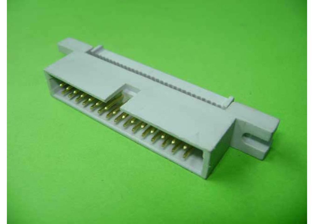 IDC connector 26 Pins, 2.54mm pitch, male, socket, cable mount, with screw hole
ATC code: IDC26P-2.54-2021-2122
For Ribbon cable (flat cable) 