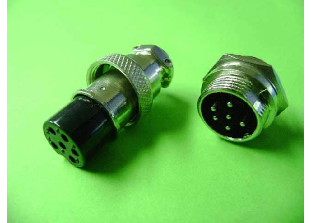 GX16-6 circular connector Socket Plug 6PIN Wire To Wire 