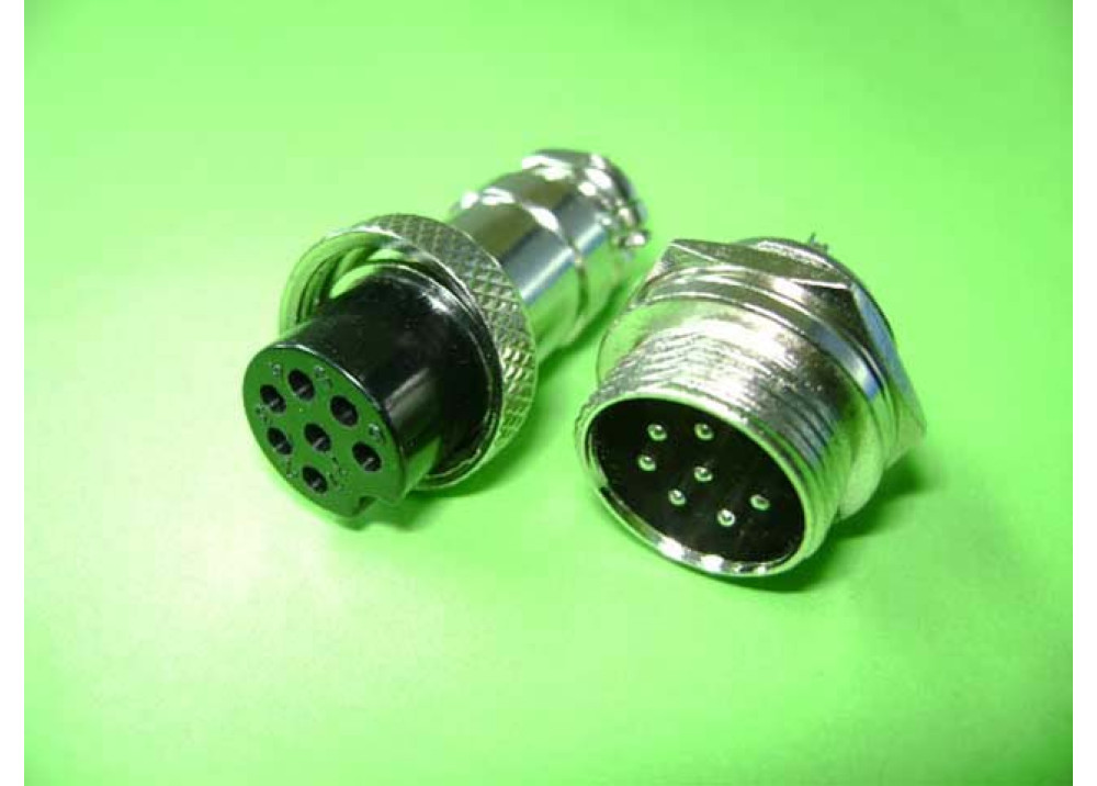 GX16-7 circular connector Socket Plug 7PIN Wire To Wire 