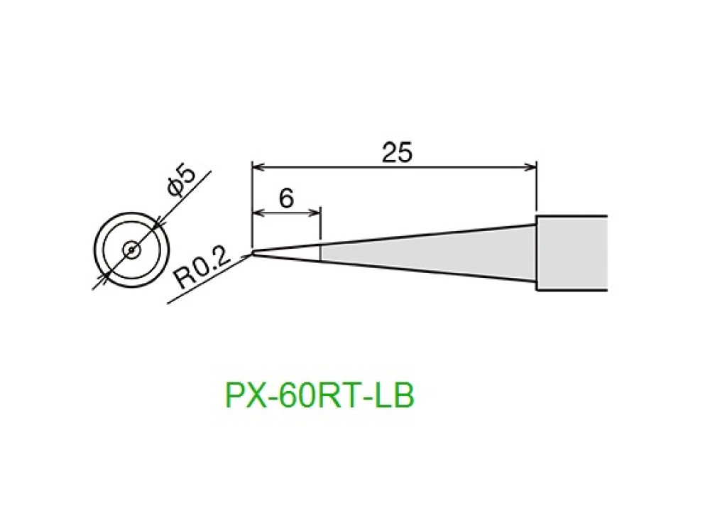 GOOT TIP PX -60RT-LB 0.2mm 