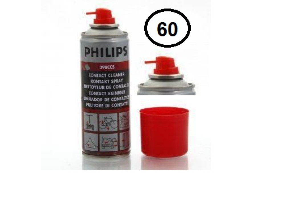 PHILIPS 390CCS Spray Contact Cleaner Oily CONTACT60 