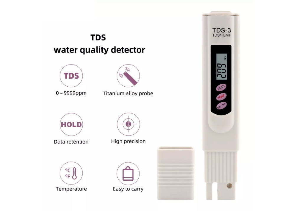Digital Pocket TDS-3 Pen Type Water Total Dissolved Solids 
