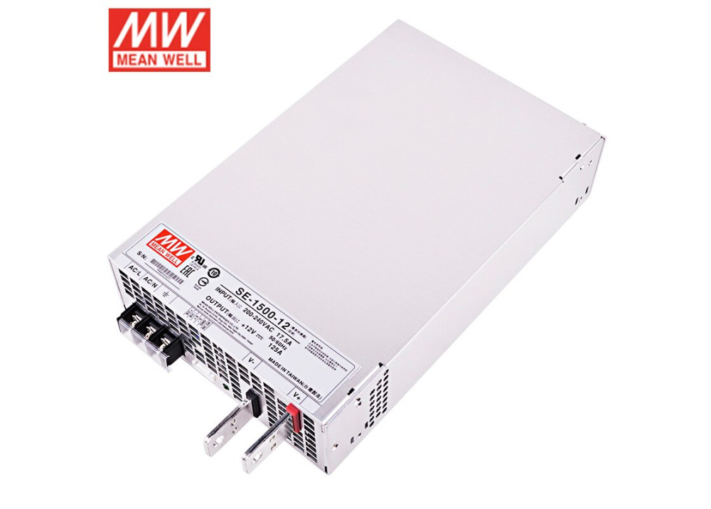 Switching Power Supply SMPS SE-1500-12 MEAN WELL 12V 125A 1500W 