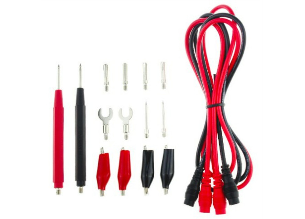 Multifunction Multimeter Alligator 16pcs/ Set Probe Silicone Test Lead Tool power supply Compatible with most multimeters 