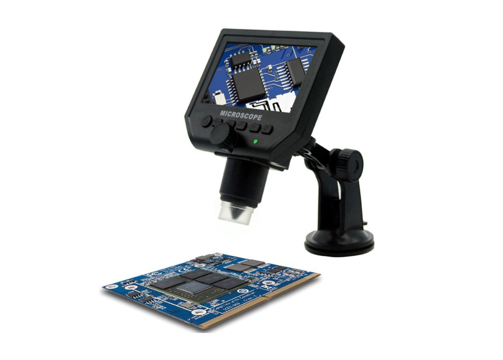 DIGITAL MICROSCOPE ZC919400
Portable 600X HD 3 .6MP CCD Pixel 4.3 Inch OLED Display LCD Digital Microscope 