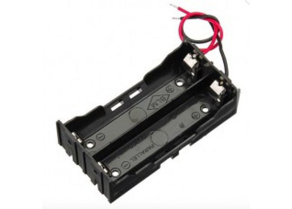Battery holder without DC connector 2x18650 2xASize  Lithium-ion 