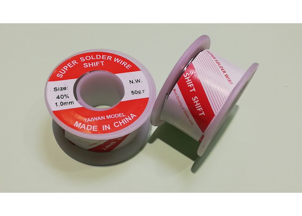 Super Solder Wire SHFIT 40% 1mm 50G 