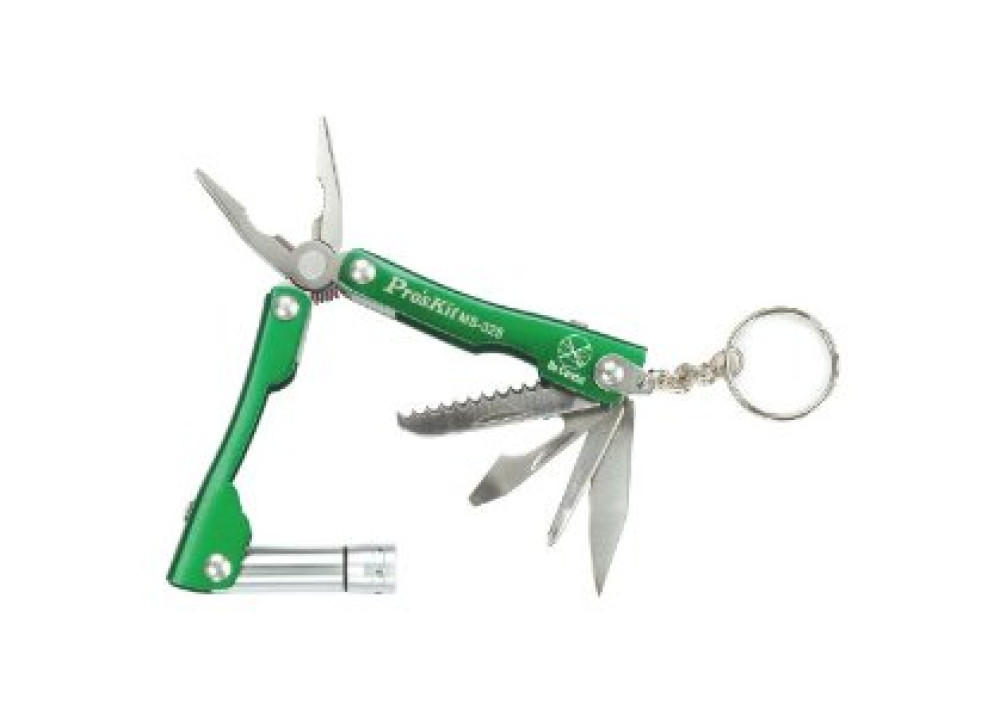 Pro skit MS-325  7 In 1 Multi-Function Pocket Tool Key Chain
 