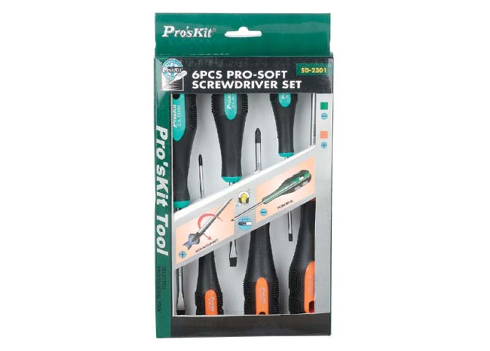 Screwdriver set Pro skit SD-2301 Slotted and PH 