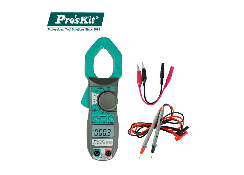 Proskit MT-3109 AC/DC Digital Clamp Multimeter 