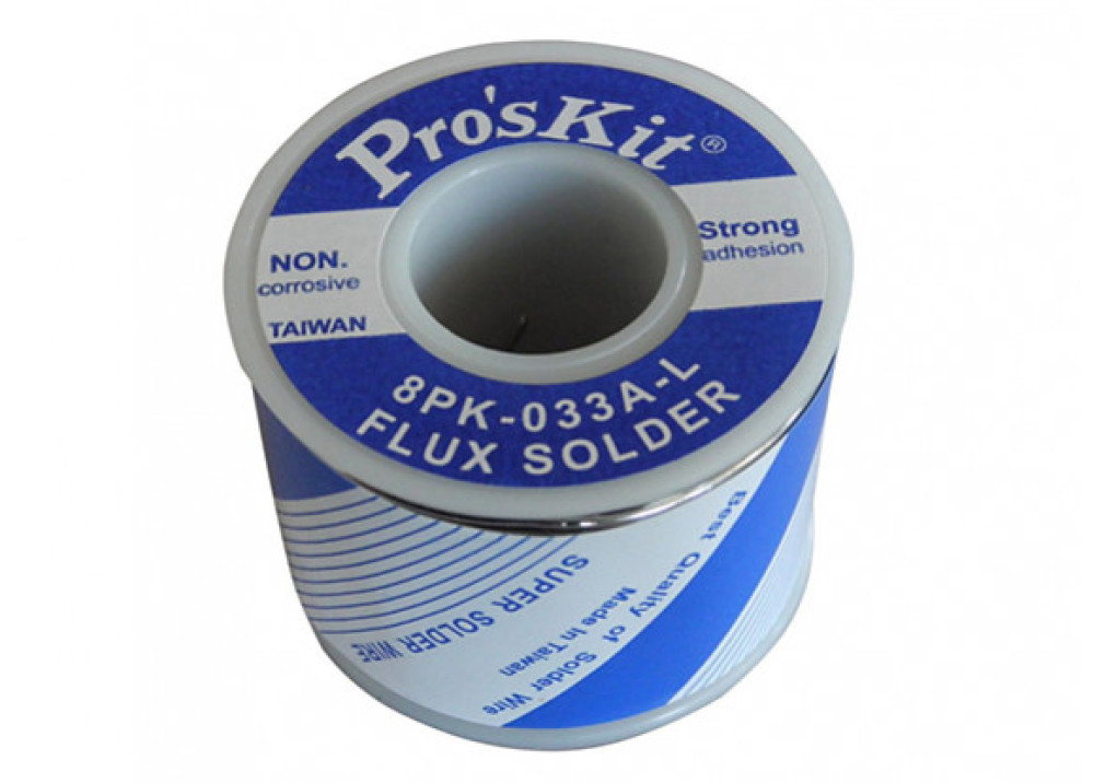 ProsKit 8PK-033A-L Solder 63% 0.6mm 250g 