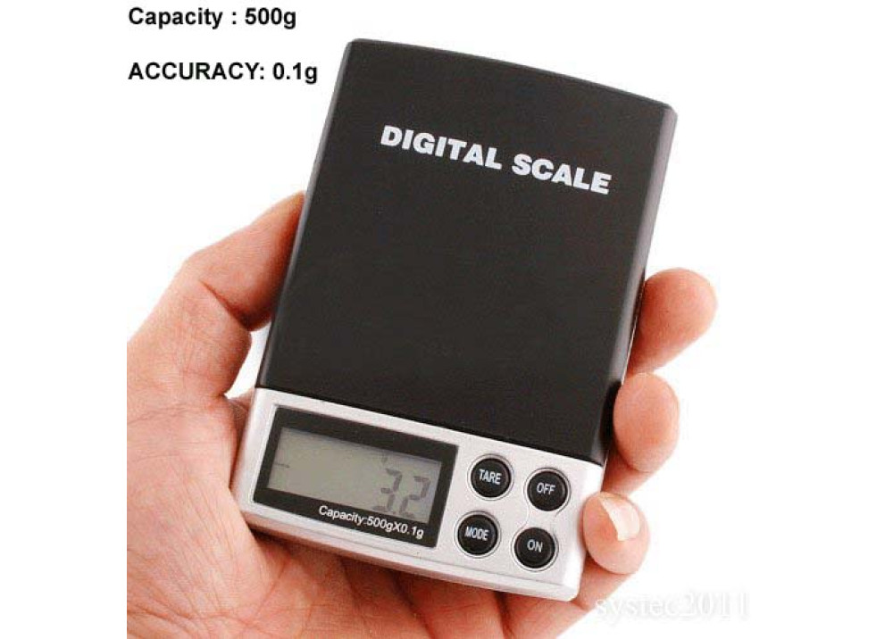 Electronic Digital Scale 500g 0.1g 
