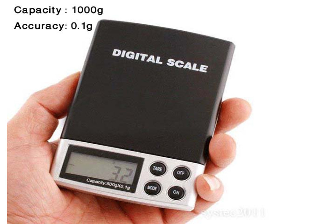 Electronic Digital Scale 1000g 0.1g 