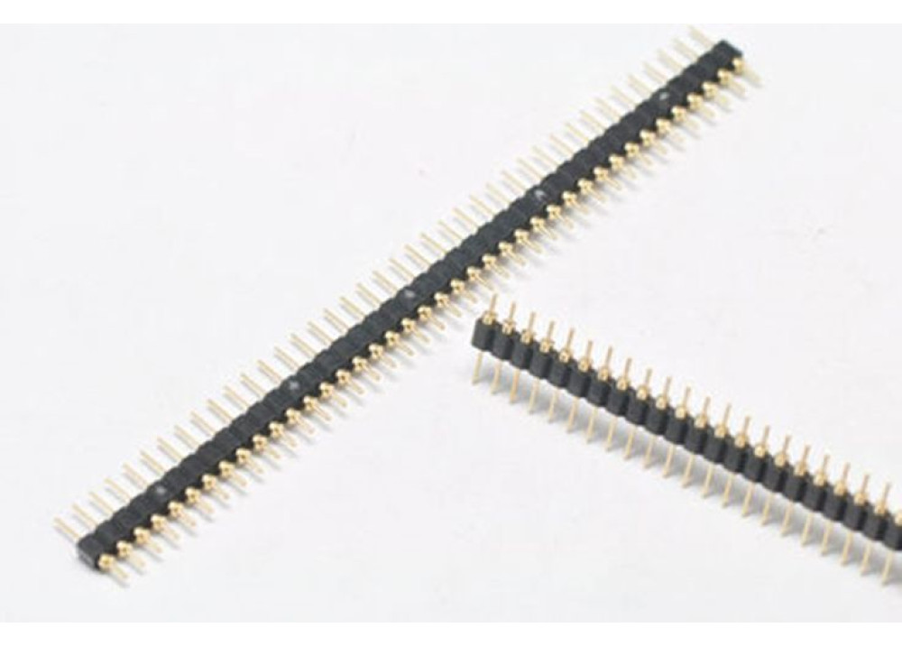 Single Row Straight Round Pin Header Male to Male 40P 2.54mm MRSS40P
 