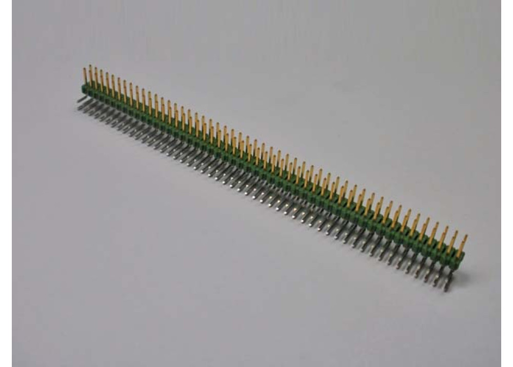 Pin Header Right Angle Male Double Row Pitch 2.54mm MHDR2X50P 