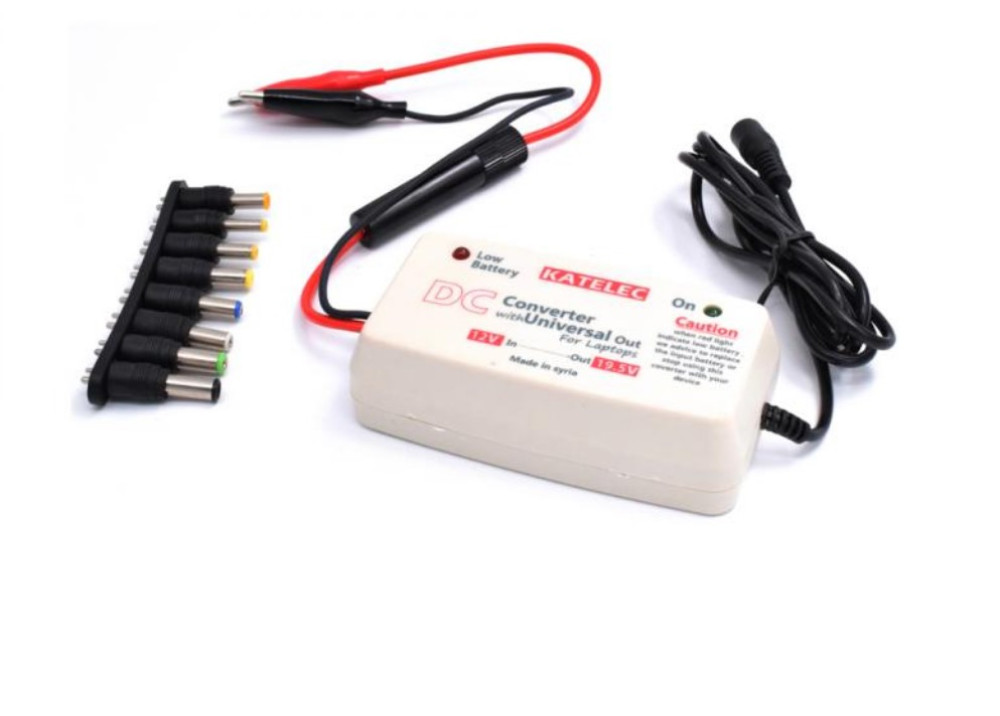 DC/DC Laptop Adapter Universal  IN 12V OUT 19.5V 