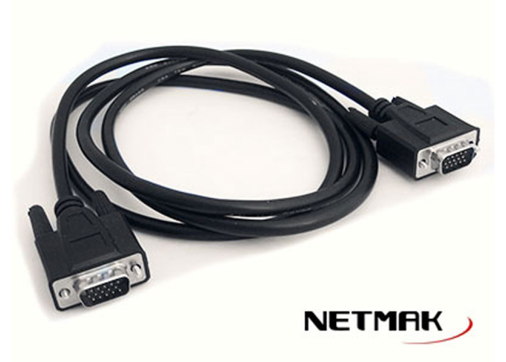 CABLE VGA NETMAK 15P 1.8M 