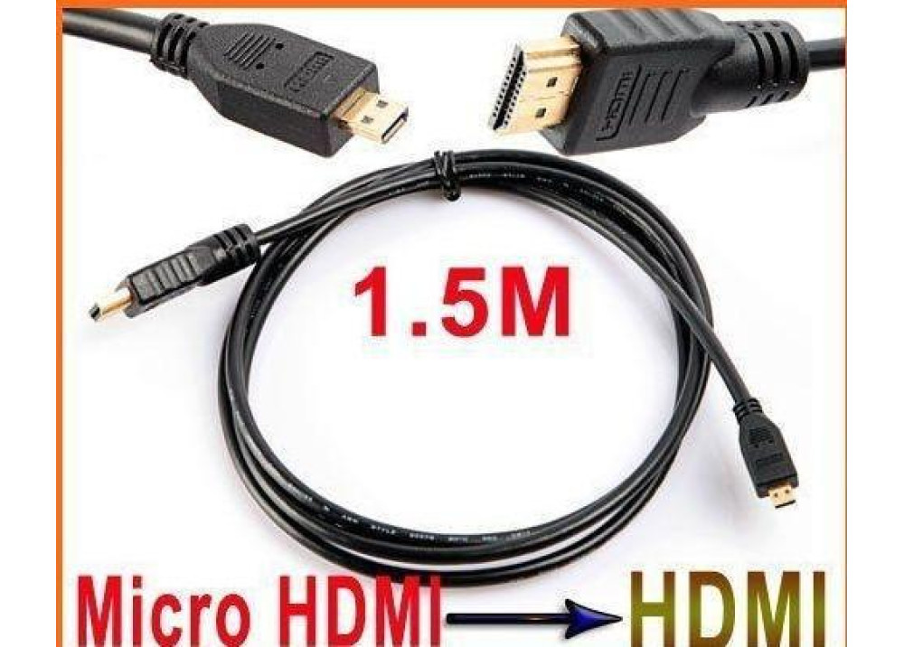 EXTENSION CABEL HDMI To Micro HDMI 1.5M 