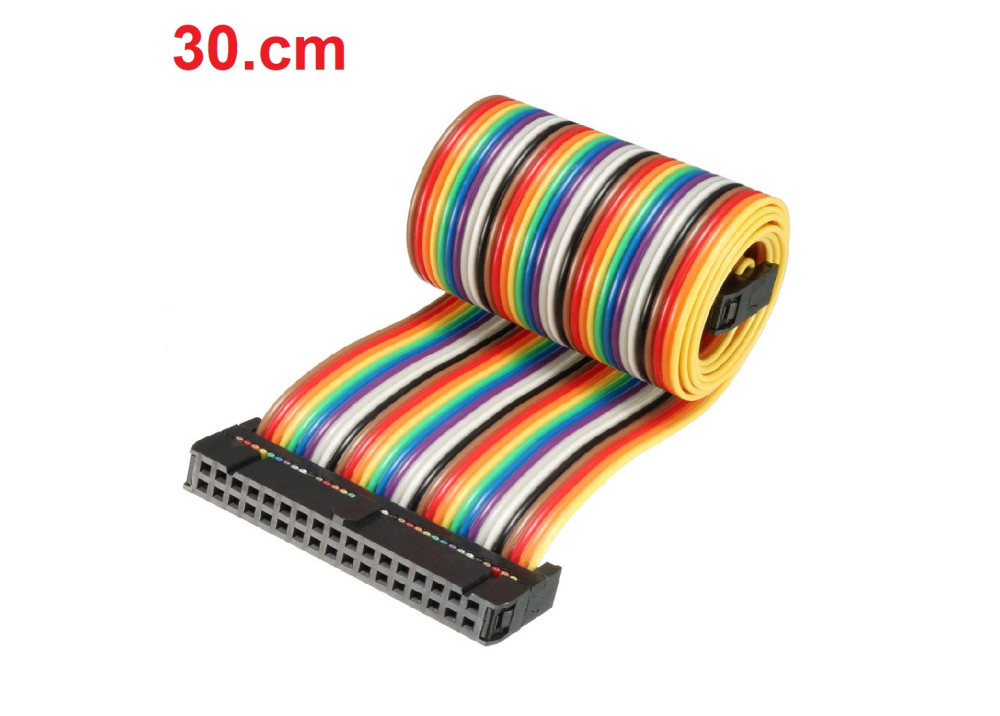 IDE IDC Extension Flat Cable Color 22cm FF 34P 2.54mm for Arduino 