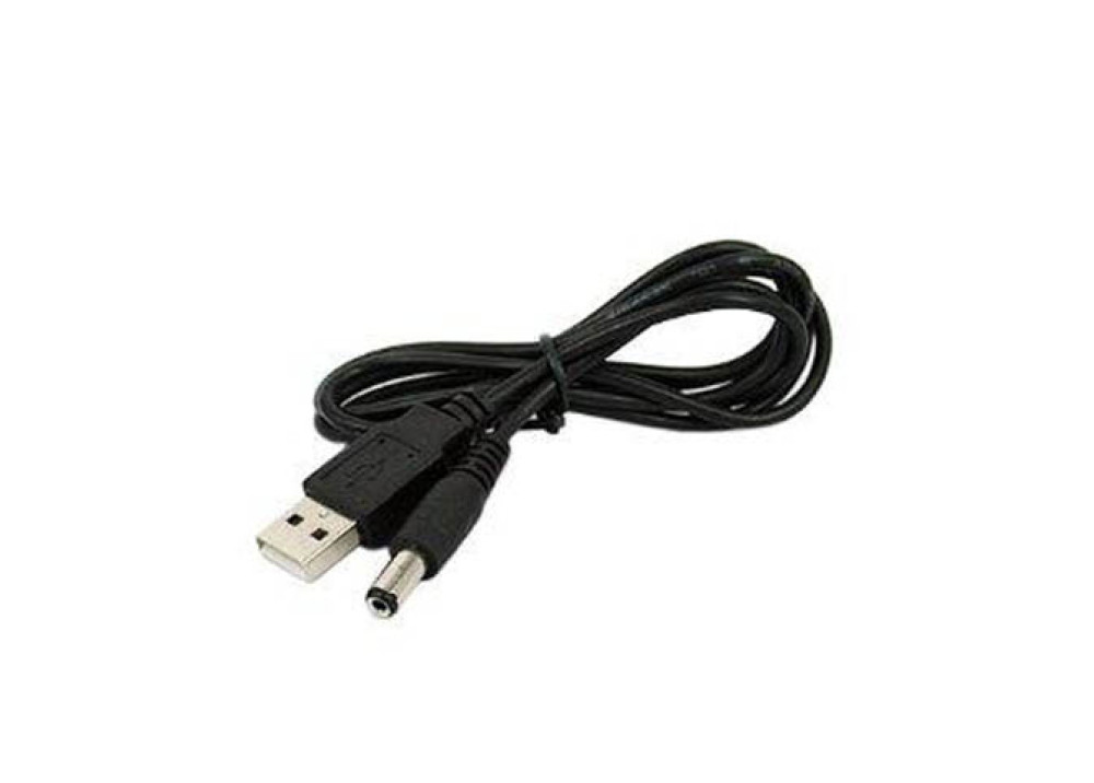 DC Power Cable USB Male to 4mm Barrel Connector 