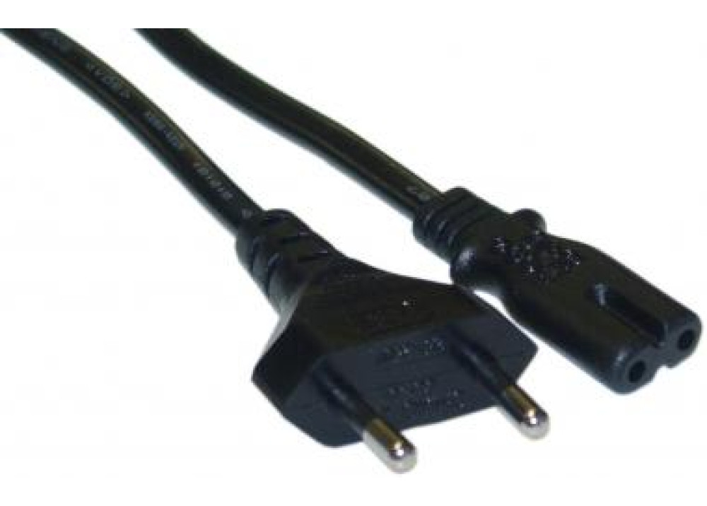 AC Power Cord  IEC320-C7 1.25M BLACK 