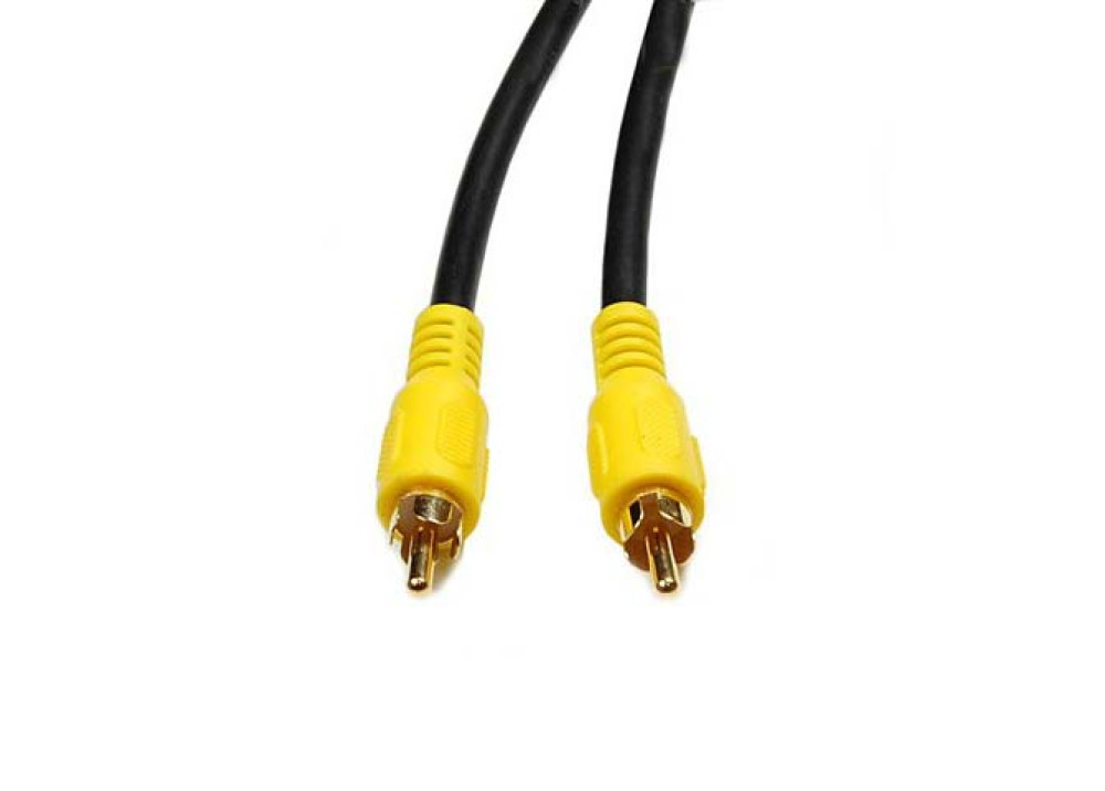 CABLE RCA  VIDEO 1MALE TO 1MALE1.5M 