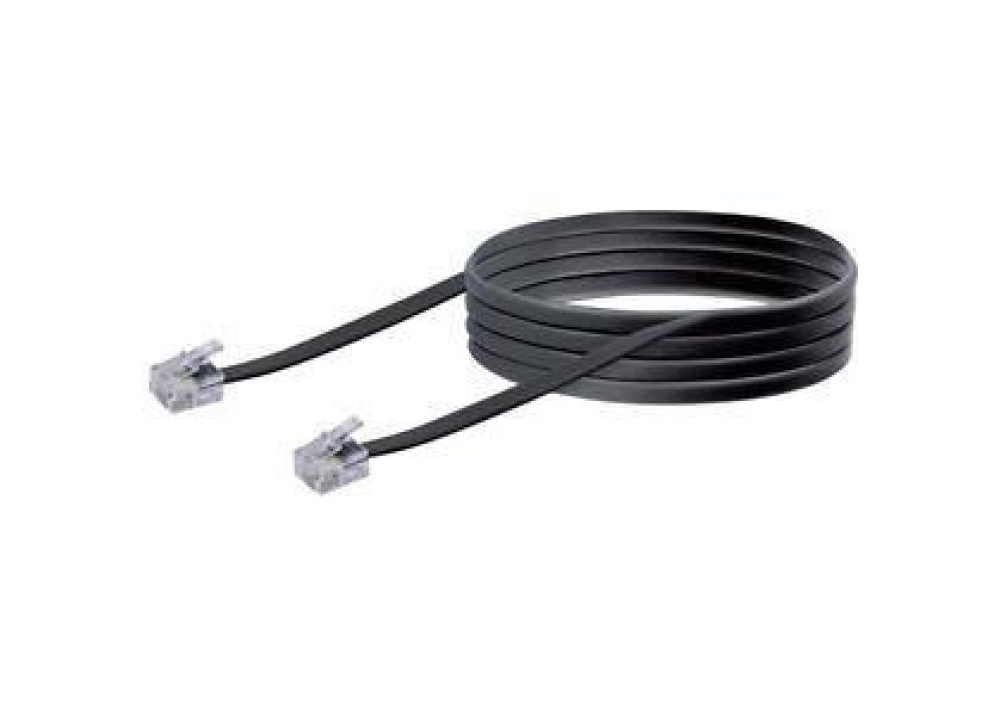 Telephone Cable  RJ11 Male To Male 2M 