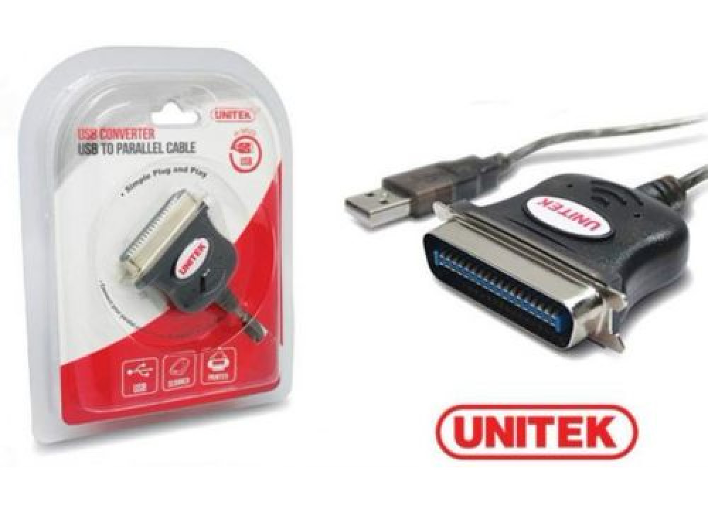 UNITEK Y-120  ADP USB to Parallel  LPT 36P 
