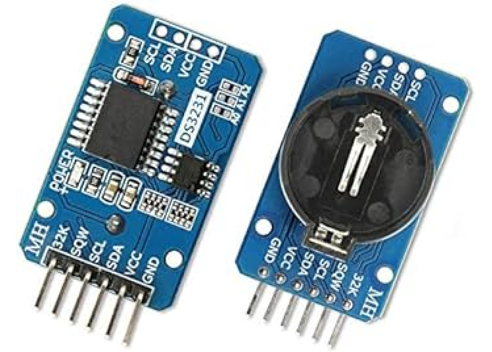 Module Battery Holder CR2032 DS3231 AT24C32 Real Time Clock Module I2C RTC for Arduino
 (With Out Battery Inside) 