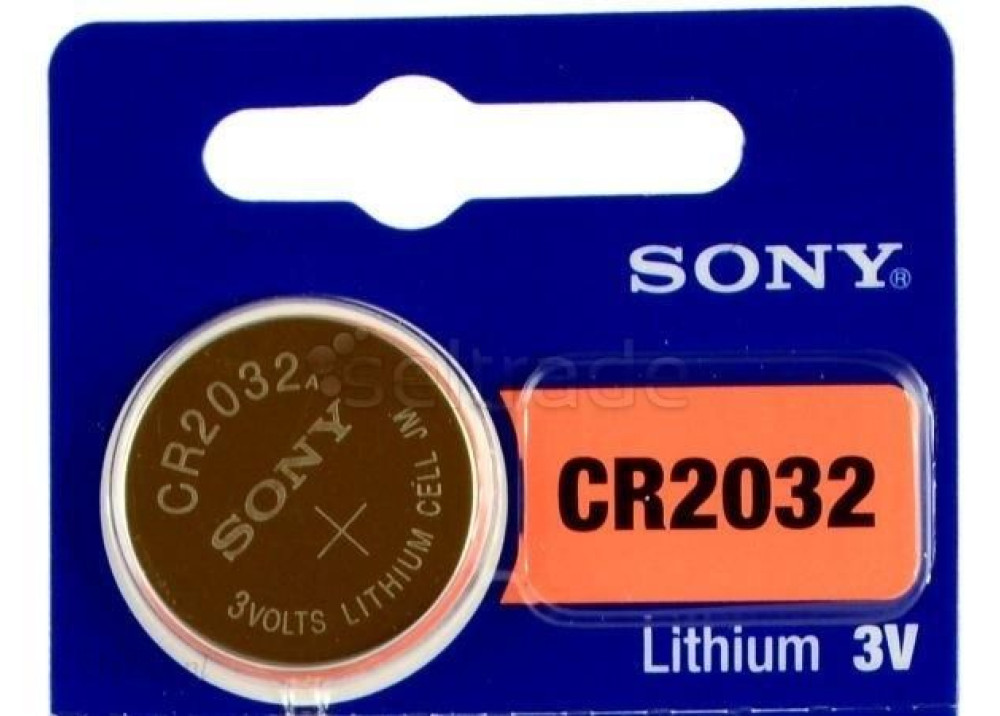 Battery Sony CR2032-BEA/Z Lithium Coin Cell 3V 1.Pcs 