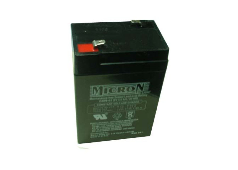 BATTERY MICRON 6V 4A 