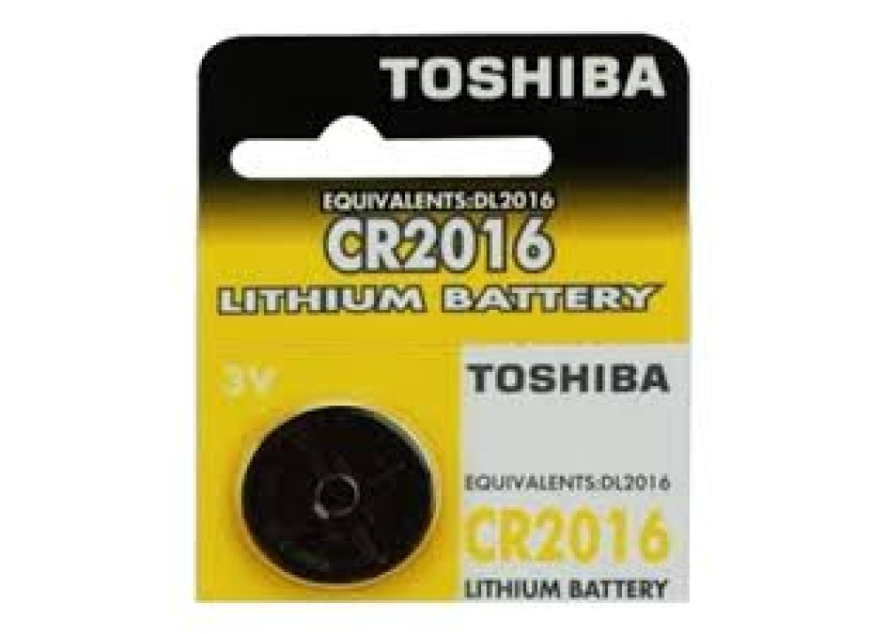 TOSHIBA Lithium Battery CR2016-DL2016 3V 
