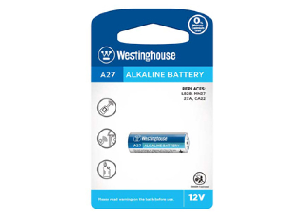 Westinghouse  Alkaline Battery 12V  27A-BP1 1.Pcs 