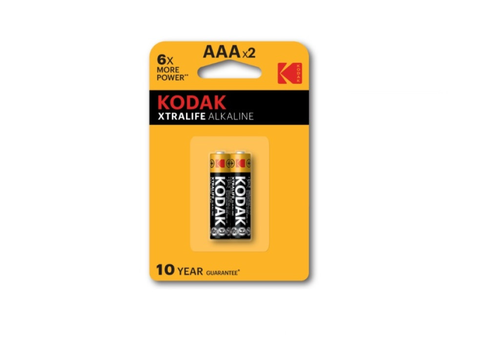 Battery KODAK Alkaline AAA LR03 MN2400 2.Pcs 