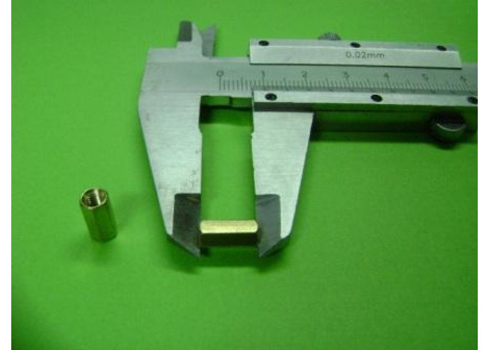 Spacer Brass M3 10mm 3mm 3mm FF 